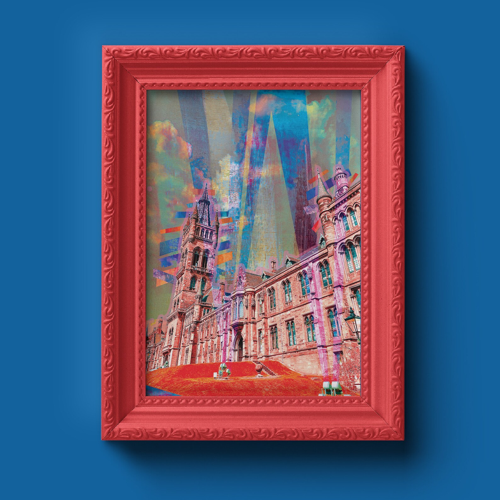 Glasgow University Print Westend Glasgow Print Digital Etsy UK