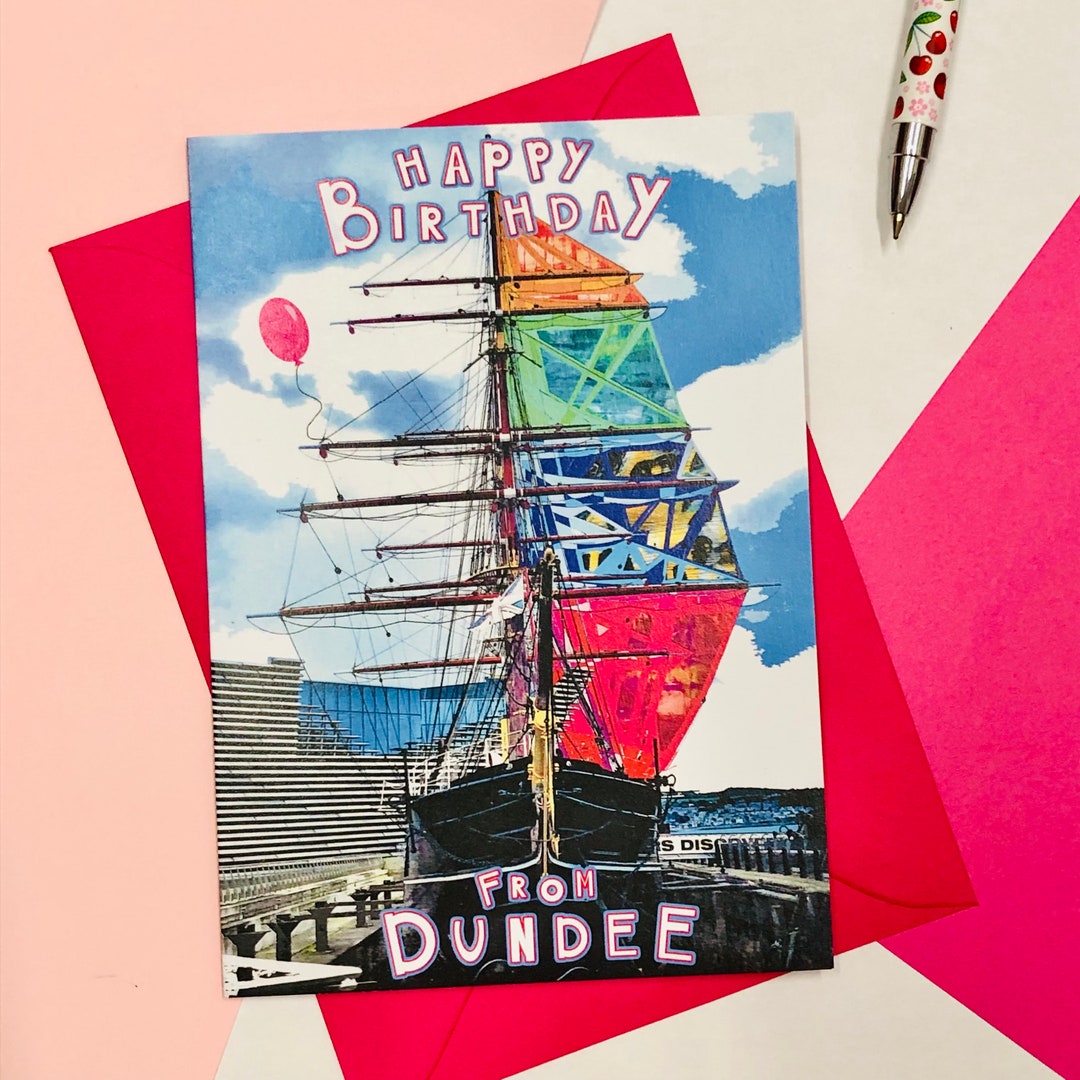Discovery Birthday Card Dundee Card Dundee Art Dundee Birthday Happy