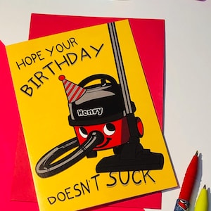 Tarjeta de felicitación de cumpleaños de Henry / Tarjeta de cumpleaños / Envía algo de amor / Tarjeta feliz / Celebración / Tarjetas / Hecho en Escocia / Alegría / Henry