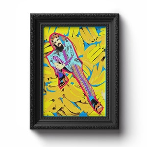 Great Scots | Billy Connolly | Fan Art | Pop Art | Scottish Celebrity | Made in Scotland | Colourful | Living Legends | Abstract Print