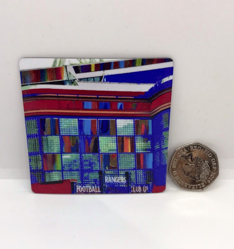 Glasgow Rangers Fridge Abstract Quirky Gift Etsy