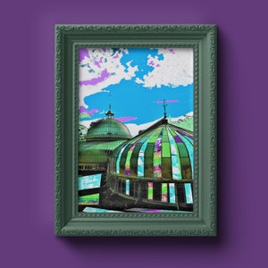 Botanische Gärten | Stadt Glasgow | Drucken | Wandkunst | Schottische Geschenke | Digitale Drucke | Fotografie | Pflanzen | Gewächshaus | Grünfinger