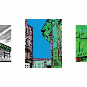 Easter Road | Hibernian | City of Edinburgh | Football Print | Art Print | Made in Scotland | Sport Art | Gift | Hibs | Art | Hibernian FC