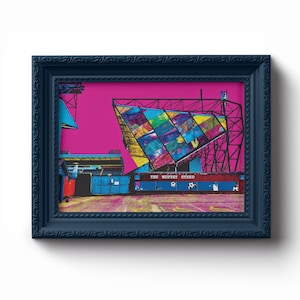 Kilmarnock FC | Kilmarnock Football Club | Football Print | Art Print | Made in Scotland | Sport Art | Gift | Killie | Rugby Stadium | Art