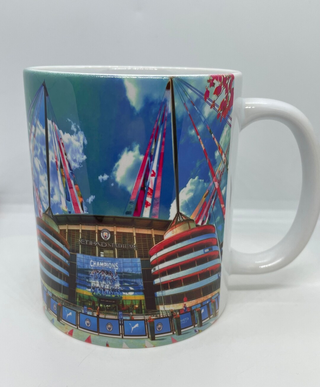 Manchester City Mug Tea and Coffee Cup Gift Football Gift the Etihad