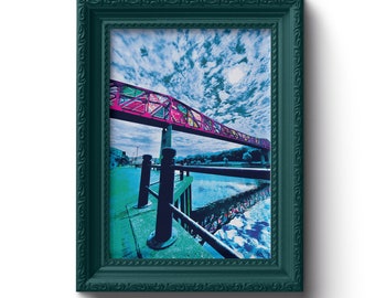 Metro Bridge Print | Newcastle | Art | Gift | Tyne | Newcastle Print | Newcastle Art | North East | Geometric | Bridge | Newcastle Gift