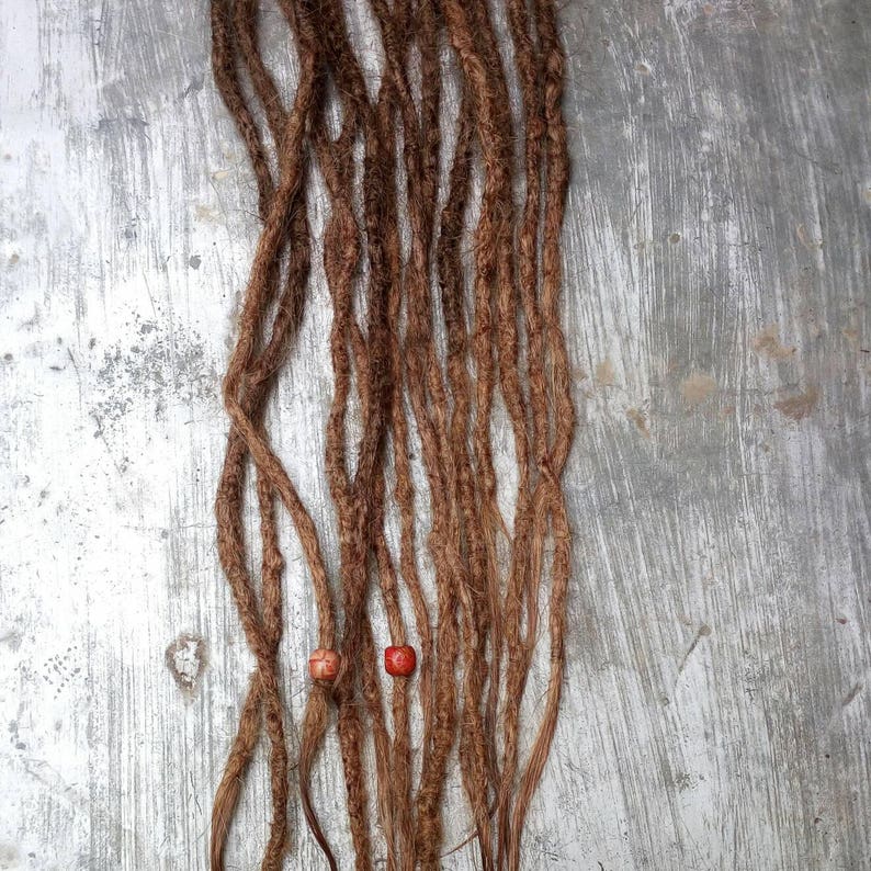 Double Ended Human Hair Dreads DE Dreadlock Extensions Etsy