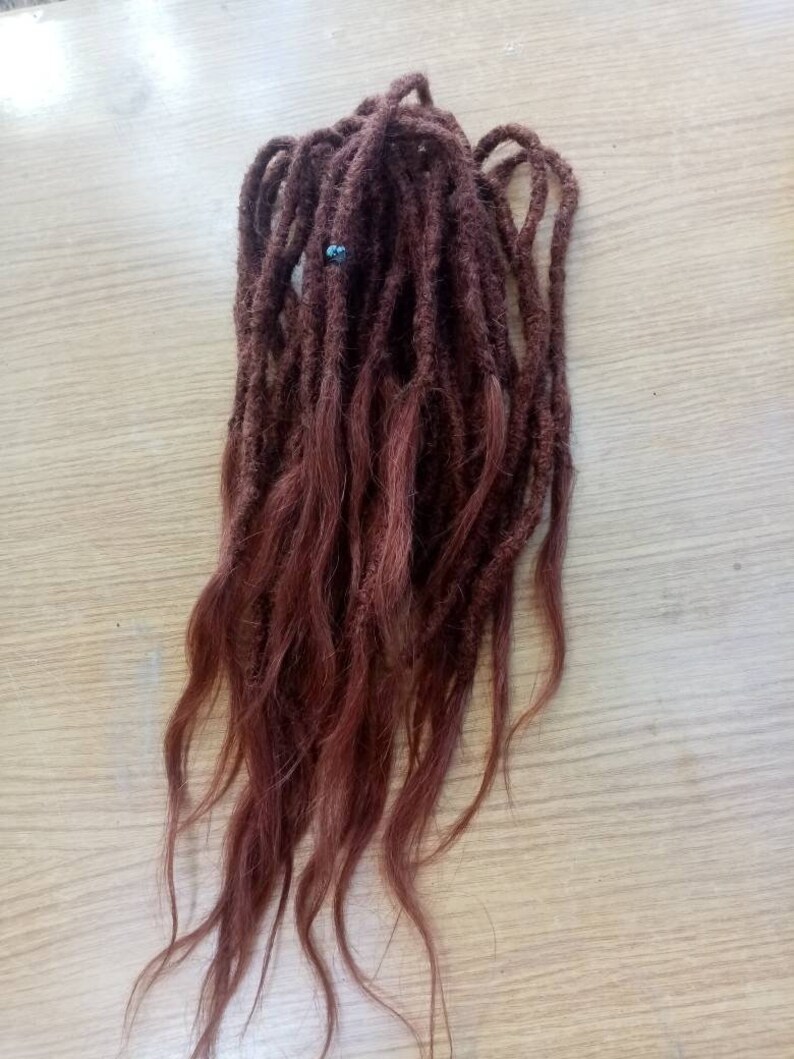 Double Ended Human Hair Dreads DE Dreadlock Extensions Etsy