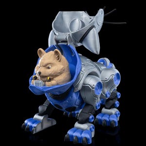 Quirky Robot Cat Sculpture: Retro-style Feline Mech With Driver ...