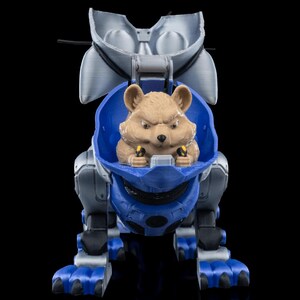 Quirky Robot Cat Sculpture: Retro-style Feline Mech With Driver ...