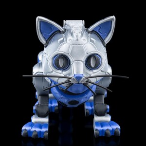 Quirky Robot Cat Sculpture: Retro-style Feline Mech With Driver ...