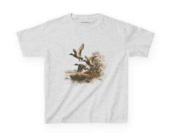 Flying Ducks Wildlife Hunting Kids Tee | Waterfowl T-Shirt