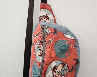 Horse fanny pack Western horse girl adult bum bag fanny pack denim bag