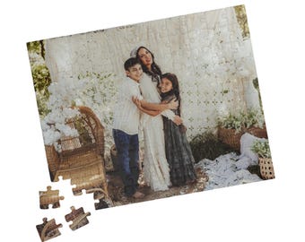 Personalized Family Photo Puzzle 252 Piece | Custom Photo Jigsaw Puzzle