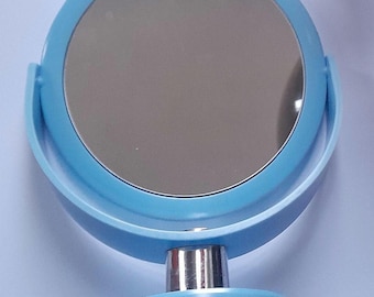 Vintage Blue Plastic Mirror