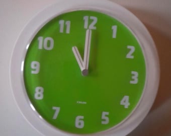 Mid-Century Spaceage Wall Clock By CALOR Electric