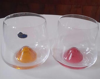 Vintage 1960s-70s  Tumblers x 2