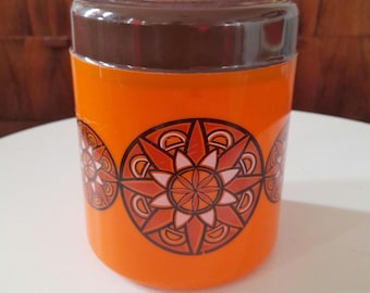 Vintage 1970s Plastic Canister