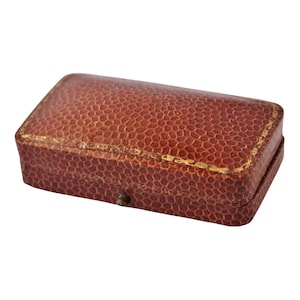 Brown jewelry box Big treasure bag Faux leather bag with handle