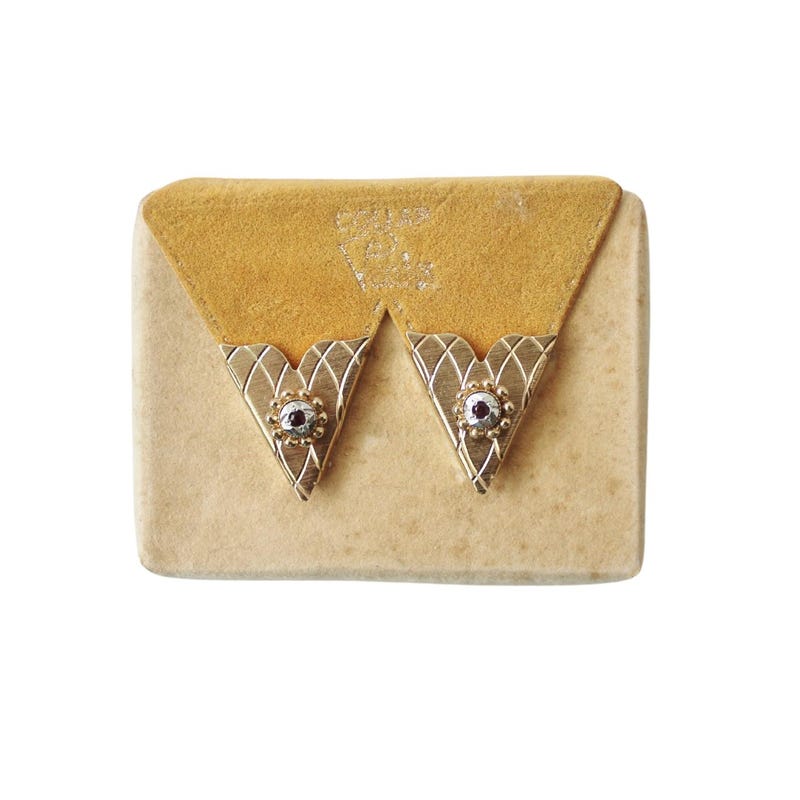 Collar Tips, Gold Scroll main image 1