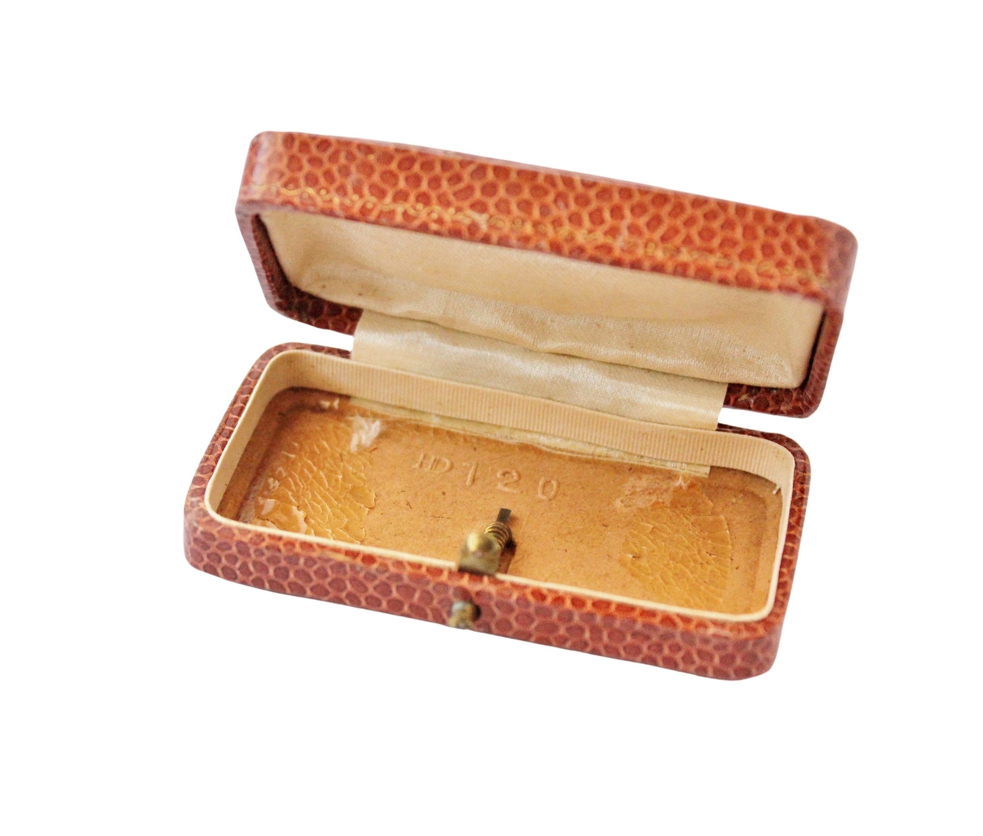 PRESENTATION BOX Antique Leather Jewelry Box German Gift Box Automatic