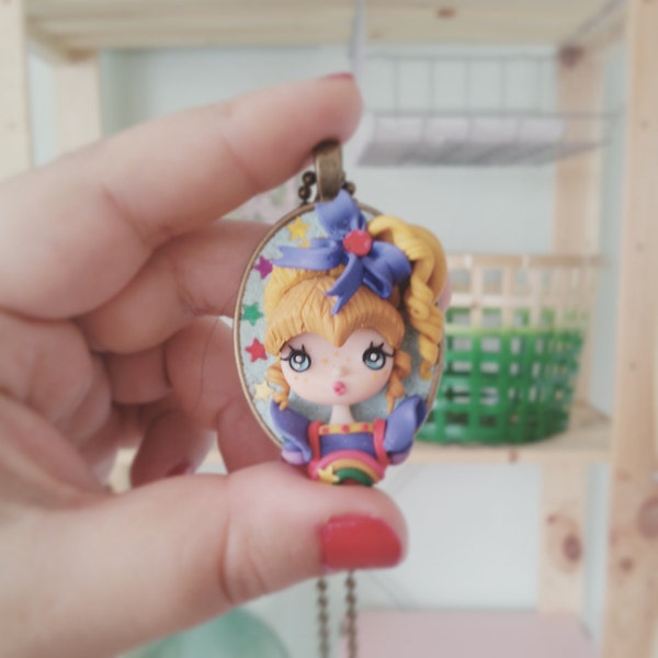 Rainbow Brite necklace