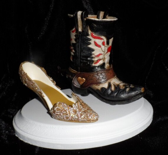 stiletto high heel cowboy boots