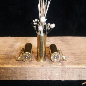 38 SPECIAL GOLD Pistol Gun Shell Boutonniere - Perfect for Your Rustic ...