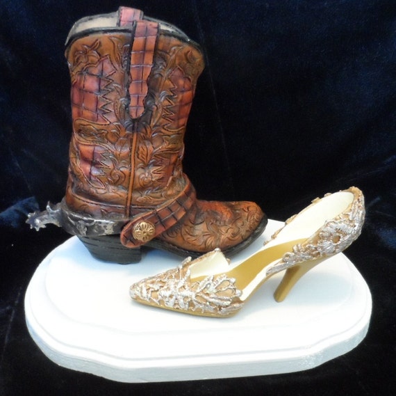 Army, Navy, Marines Military Boot and high heel boot wedding cake ...