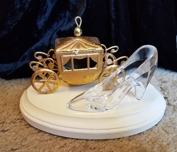 glass slipper high heels