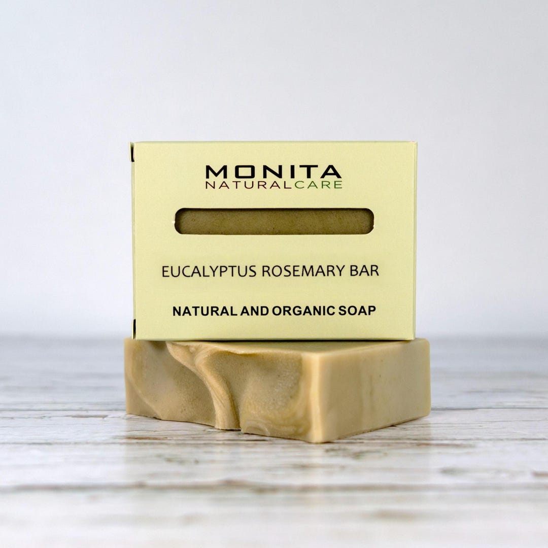 Eucalyptus Rosemary Soap Bar - Natural Plant Based Cold Process Soap - Etsy