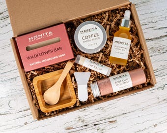 Radiant Glow Skincare Set - Natural and Vegan Facial Ritual Gift, Mothers Day Self Care