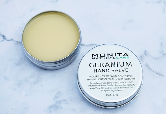 Vegan Geranium Hand Salve