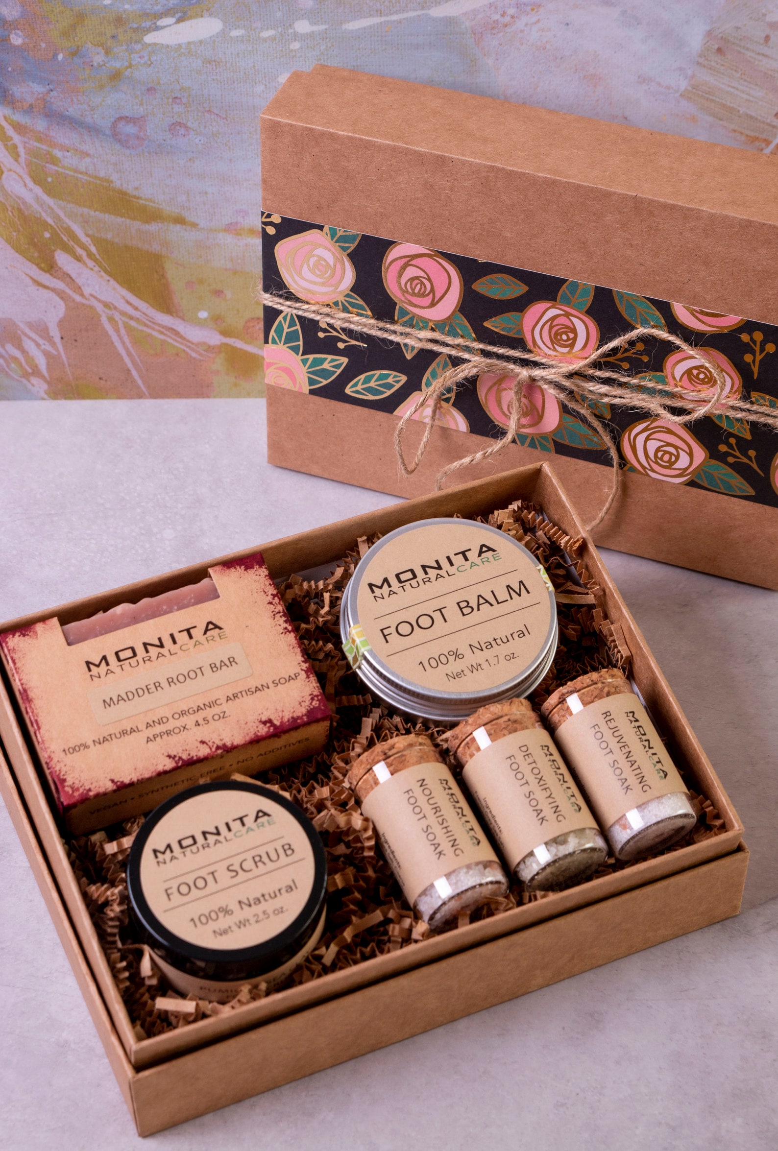 Foot Care Gift Set Foot Scrub Foot Balm Foot Soak Foot Spa Etsy