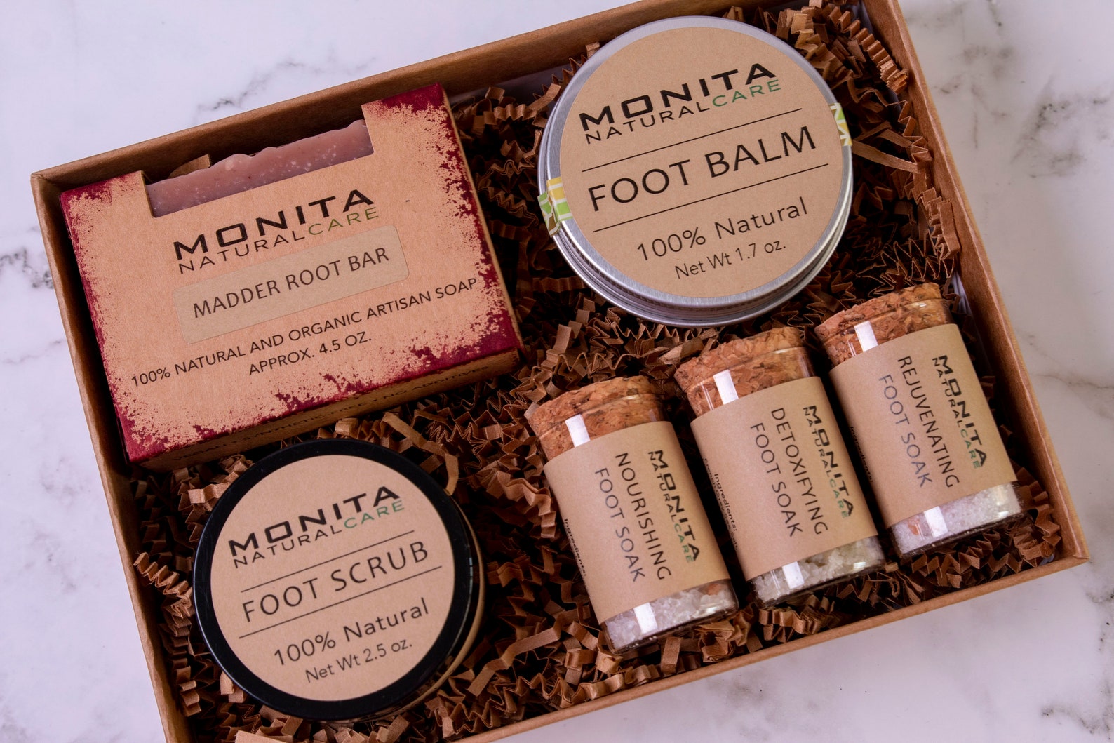 Foot Care Gift Set Foot Scrub Foot Balm Foot Soak Foot Spa Etsy