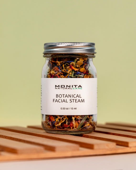 Botanical Facial Steam - Herbal Skincare Ritual, Relaxing Spa Gift, Natural Self-Care Steam for Face