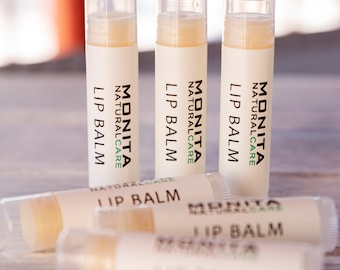 Balsamo labbra vegano - Senza aromi, idratante, naturale