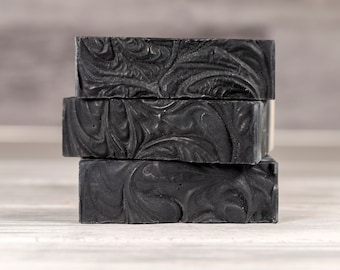 Coconut Charcoal Soap, Handmade Soap, Natural Soap, Cold Process Soap, Charcoal Soap, Coconut Soap, Moisturizing Soap, Bar Soap, Vegan Soap