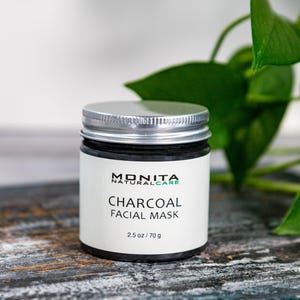 Charcoal Facial Mask, Exfoliating Face Mask, Cleansing Face Mask Powder, Moisturizing Clay Mask, Mothers Day Gift, Gift Ideas For Her