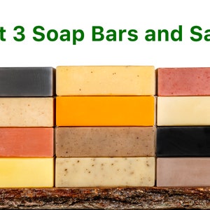 Soap Bars, Handmade Cold Process Soap, Exfoliating Soap Bars, Vegan Soap, All Natural Soap, Moisturizing Soap, Botanical Soap Bars