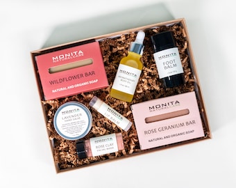 El set de regalo vegano definitivo para el autocuidado: regalos originales, set de regalo para ella.