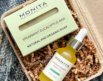 Soap and Body Oil Gift Set, Skincare Gift Set, Personalized Gift Set, Handmade Natural Soap, Gift For Mom, Mothers Day Gift, Unique Gift Set