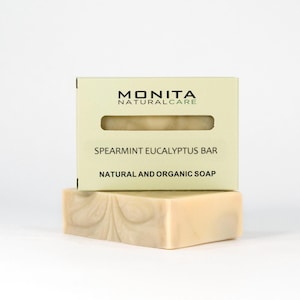 Sapone alla menta verde eucalipto - Sapone artigianale vegano fatto a mano