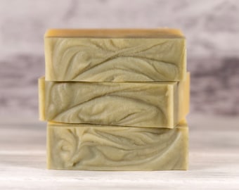 Spearmint Eucalyptus Soap, Handmade Soap, Cold Process Soap, All Natural Soap, Moisturizing Soap, Botanical Soap, Bar Soaps, Vegan Soap