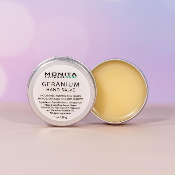 Vegan Geranium Hand Salve