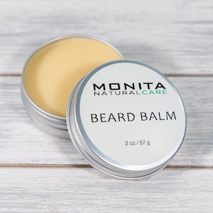 Vegan Beard Balm, Styling Beard Balm, Beard Care Essential, Natural Beard Care, Gift Idea For Bearded Men, Gift For Husbands, Gift For Dads