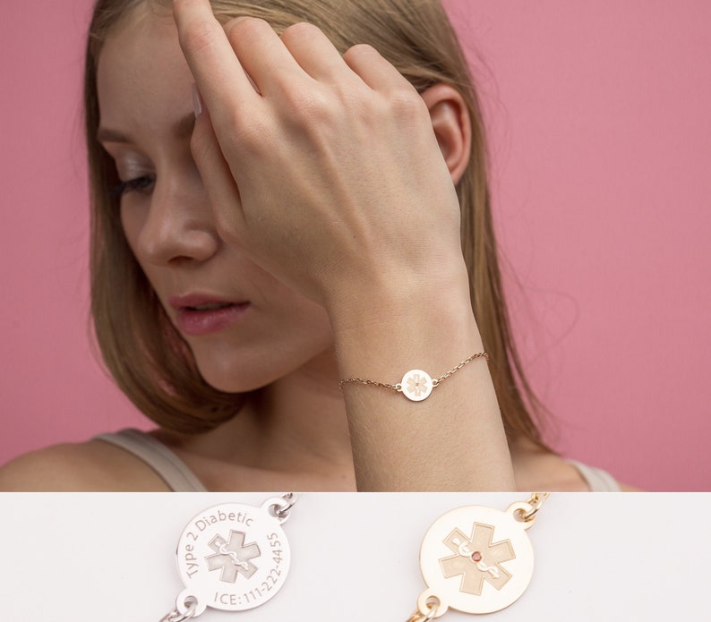 Allergy Bracelet Allergy Jewelry Etsy