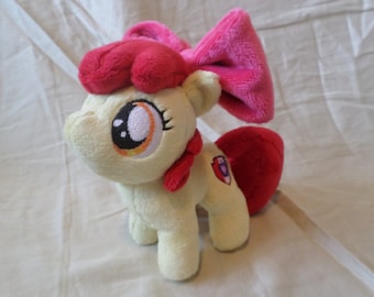 My Little Pony Friendship is Magic Handmade Custom 6&#39;&#39; Plush- Filly Apple Bloom