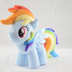 My Little Pony Friendship is Magic Handmade Custom 8&#39;&#39; Plush- Rainbow Dash