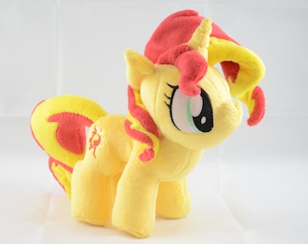 My Little Pony Friendship is Magic Handmade Custom 8'' Plush- Sunset Shimmer